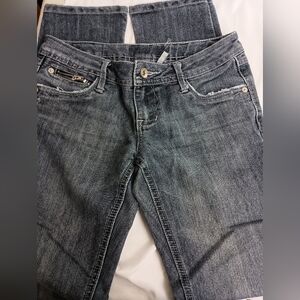 2/$30 Gray Straight Leg YMI Zippered Denim Y2K‎ Jeans(#1,519)